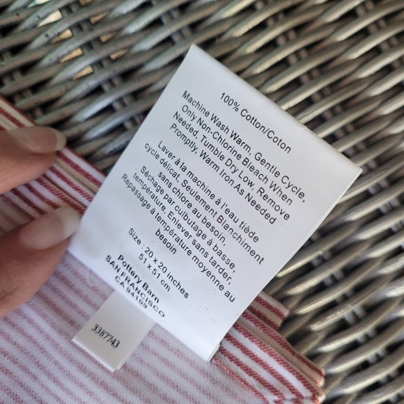 Pottery Barn GOOD EATIN' Cotton Fabri Napkins 4-Pack NEW ~ Retail $48 ~ RETRO - Picture 3 of 3